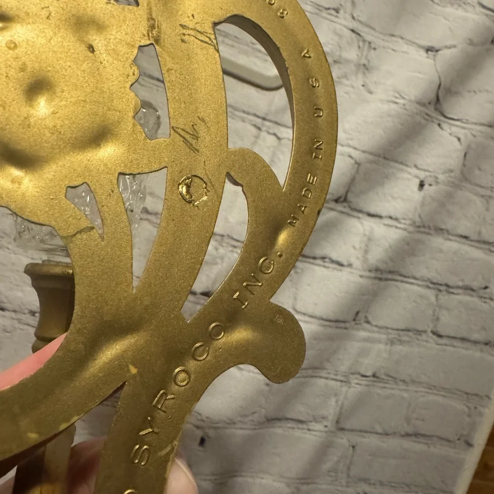 Syroco VTG Wall Sconce with Glass Holder - Picture 6 of 8